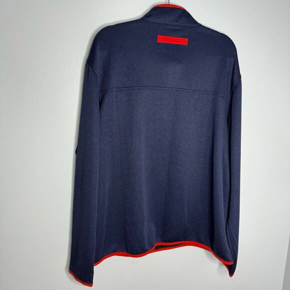 Duluth Trading Men's River Falls Snap Mock Pullover Snap Relaxed Fit Blue XL - Picture 4 of 8